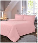 Gaveno Cavailia Housse de couette en flanelle unie de qualité supérieure et taies d'oreiller assorties, parure de lit de luxe facile d'entretien 100 % coton brossé doux et confortable, parure de lit super king size