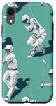 Coque pour iPhone XR Coque de téléphone motif club de golf astronaute spatial