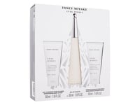 Sarja Issey Miyake L'Eau D'Issey naisille: eau de toilette EDT, 50 ml + vartalovoide, 50 ml + suihkugeeli, 50 ml