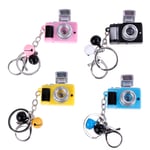 Camera With Flash Light Led Luminous Keychains Kids Digital Flas Yellow