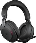 Jabra Evolve2 85 L380a MS Stereo headset med ladestativ (sort)