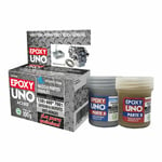 Two component epoxy adhesive Fusion Epoxy Black Label Unoa98 Universal Mörkgrå 100 g