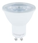 Integral ILGU10DC100 4.9w LED GU10 Bulb, 2700K, dimmable, 520lm =65w, 55° beam