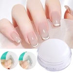 Stempelpute for nail art silikon Hvit