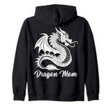 Dragon Mom Tee Fantasy Mother Mythical Mama Mummy Dragons Zip Hoodie