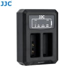 JJC USB Dual Battery Charger fits Canon LP-E17 Battery