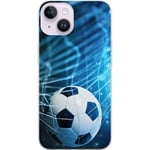 Apple iPhone 14 Transparent Mobilskal Fotboll