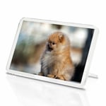 1 x Fluffy Pomeranian Puppy Dog Pet Handbag Classic Fridge Magnet Kitchen #2692