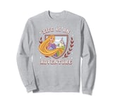 Disney Princess Rapunzel Tangled Life is an Adventure Crest Sweatshirt