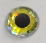 3D Epoxy Eyes 8mm, Holo.Gold