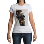 T-Shirt Femme Col Rond Apex Legends Mirage Battle Royale Jeux Video