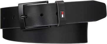 Tommy Hilfiger Men's ADAN Leather 3.5 AM0AM12052 Belts, Black, 115