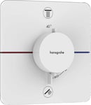 Hansgrohe ShowerSelect Comfort Q Avsperring, 2 uttak, Hvit Matt - 15583700