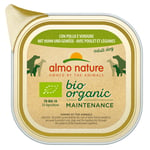 Almo Nature luomu Maintenance -säästöpakkaus 12 x 100 g - luomukana & luomuvihannekset