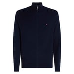 Tommy Hilfiger Pima Organic Cotton Cashmere Zip Thru Herr