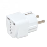 Adapteri Mocco Travel Adapter USA / Uk -> EU (220V), Valkoinen