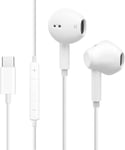 Ecouteurs Usb Type C,Intra Auriculaires Avec Micro(Hi-Res)Et Contrôle Du Volume Casque Pour Iphone,Ipad Pro,Samsung,Xiaomi,Huawei,Oneplus,Google Pixel 3 Et Autres Périphériques D'Interface De Type C