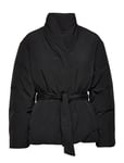 Recycled Down Wrap Puffer Jacket Black Calvin Klein