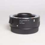 Sigma Used 1.4x Tele Converter TC-1401 Canon EF mount