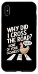 Coque pour iPhone XS Max Chicken Why Did I Cross The Road Aucune de vos affaires