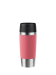 Tefal Twist Leak-Proof Double Wall Stainless Steel Travel Mug, 360ml