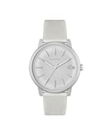 Lacoste.12.12 Move Montre Analogique à Quartz pour Homme avec Bracelets en Silicone Silver White