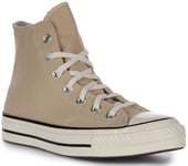 Converse A03446C Chuck 70 High Top Lace Up Trainers Sand Womens UK 4 - 6