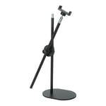 Overhead Phone Mount Multiangle Adjustable Telescopic Tabletop Video Recor For