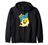 Baby Shark High Fin Smiling Zip Hoodie