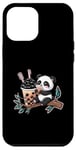 Coque pour iPhone 12 Pro Max Panda Kawaii avec Bubble Tea