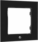 Shelly Wall Frame 1, Cover (black, for Wall Switch)