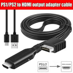 to HDMI PS2 To HDMI Adapter PS2 To HDMI-compatibale Audio Video Converter Cable