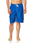 Kanu Surf Men's Barracuda Extended Size Swim Trunk, Royal, 3X