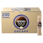 NESCAFÉ Gold Blend Decaf Instant Coffee Sachets - 200 x 1.8 g Sticks