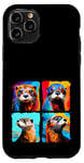 iPhone 11 Pro Otter Pop Art Colorful Drawing Painting Case