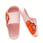 YIDPU Chaussons Sandale Femme Homme,Extra Large Pantoufles D'été Claquette Piscine Salle De Bain,Semelles Plastique Antidérapantes,Légères Imperméables,Plage Garçons Filles Enfants,Rose,40/41