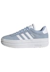 adidas VL Court Bold Shoes Junior Basket, Glow Blue F19/ftwr White/FTWR White, 24 EU