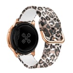 Samsung Galaxy Watch 4 40mm Armband i silikon, leopard