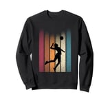 Retro Volleyball Player Volleyball Coach Volleyball Sweatshirt