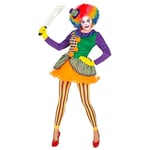 W WIDMANN MILANO Party Fashion - Costume Evil Joker, clown tueur, Halloween, déguisements de carnaval