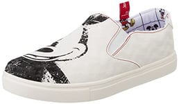 Desigual Femme Chaussures à Enfiler on_Mickey Basket, Blanc, 39 EU