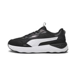 PUMA Femme Plateforme Runtamed Basket, Noir White Shadow Gray Rose Gold, 37 EU