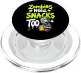 Zombie Apocalypse Humour Humour Humour Undead Quotes Survival Comedy PopSockets PopGrip pour MagSafe