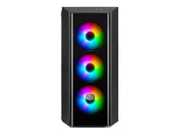 Cooler Master Masterbox Pro 5 Argb - Mid Tower - Ssi Eeb - Sidepanel Med Vindu (Herdet Glass) - Ingen Strømforsyning (Atx) - Svart - Usb/Lyd