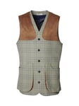 Chevalier Wiston Shooting Tweed Vest Men Willow Green Checked 2XL