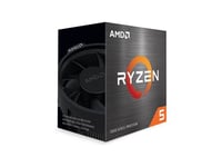 Processeur de PC de bureau AMD Ryzen 5 5600X 3.7 GHz 32 MB L3