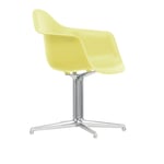 Vitra - Eames RE Plastic Armchair DAL 92 Citron, Aluminium Polished - Skrivbordsstolar - Charles & Ray Eames - Gul - Metall/Plast