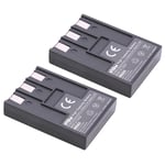 vhbw 2x Batterie remplacement pour Canon NB-3L pour appareil photo (650mAh, 3,6V, Li-ion)