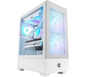 PCSPECIALIST Luna 60 Gaming PC - AMD Ryzen™ 5, RTX 4060 Ti, 1 TB SSD, White