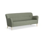 Swedese Nova soffa 3-sits 200 cm MLF 09 Monument-ask naturlack